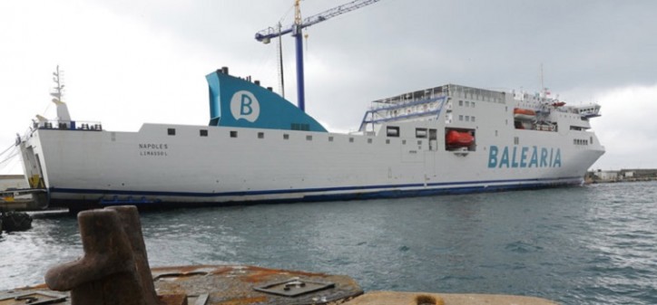 Spanish ferry company Balearia begins LNG retrofit work on its first ferry of six, to be converted to LNG operation