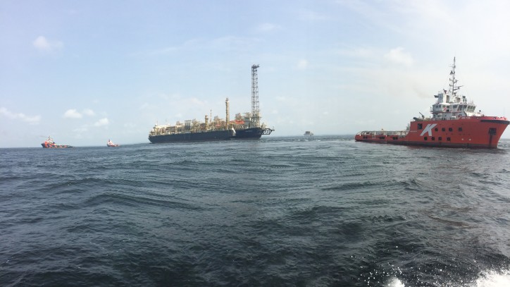 Jumbo installs first FLNG in Africa
