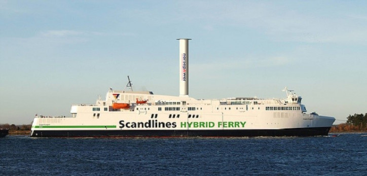 Scandlines installs Norsepower’s Rotor Sail solution on board hybrid ferry