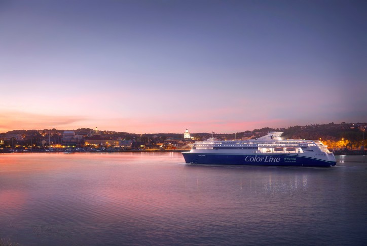 Color Line and Ulstein Verft mark the construction start-up on the world's largest plug-in hybrid ship, the 'Color Hybrid