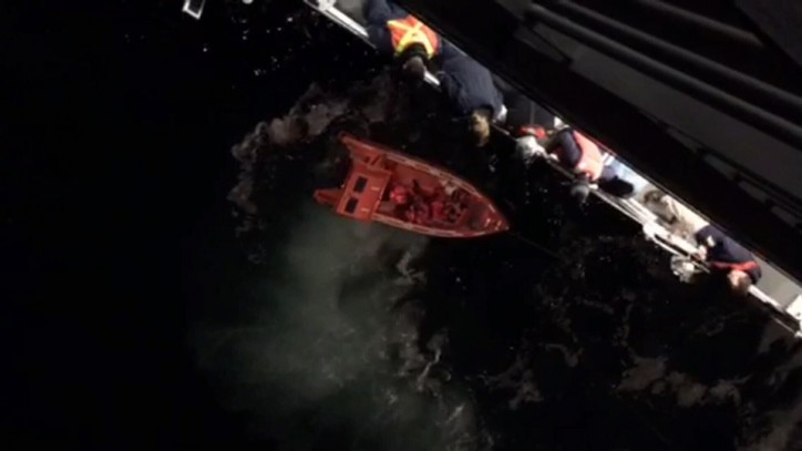 Man deployed a life raft and jumped off the ferry Coastal Celebration while it was traveling through the Active Pass on the Tsawwassen to Swartz Bay route (Canada) on Nov 4.