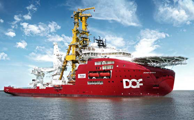  DOF Subsea takes delivery of Skandi Africa and commenced on a 5 year time charter contract to Technip