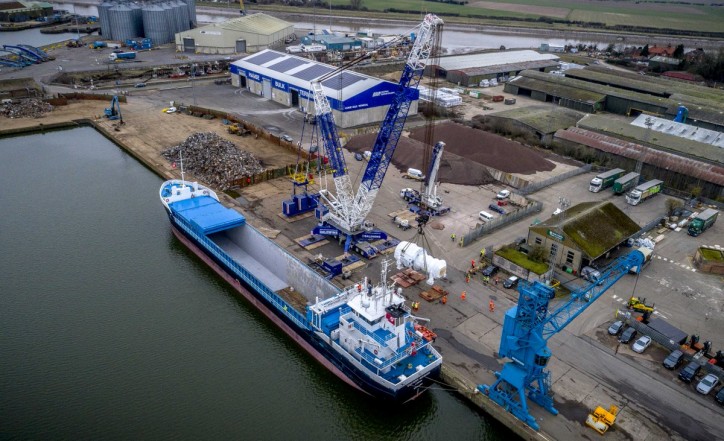 Port of King’s Lynn completes second heavy lift operation for Centrica Plant