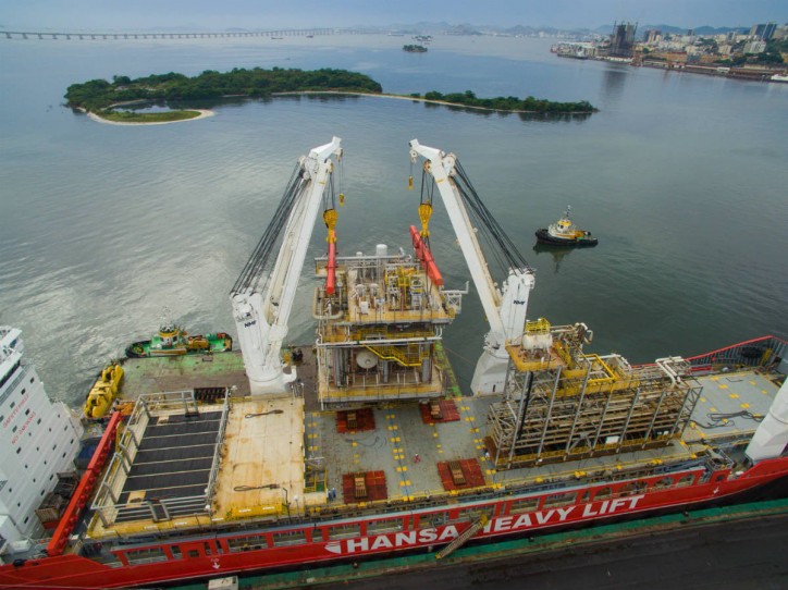 Hansa Heavy Lift Transports Giant Pipe Racks For New FPSO Unit In Brazil