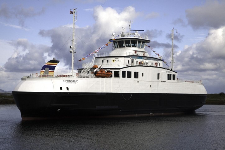 Spotted: Torghatten Trafikkselskap’s new ferry MF Hornstind named in Bronnoysund, Norway