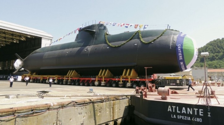 Italian Navy launches fourth Type 212A submarine