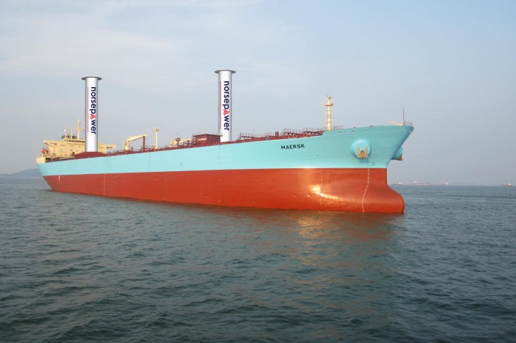 Maersk Tankers, Norsepower, ETI and Shell Collaborate To Test Wind Propulsion Technology 