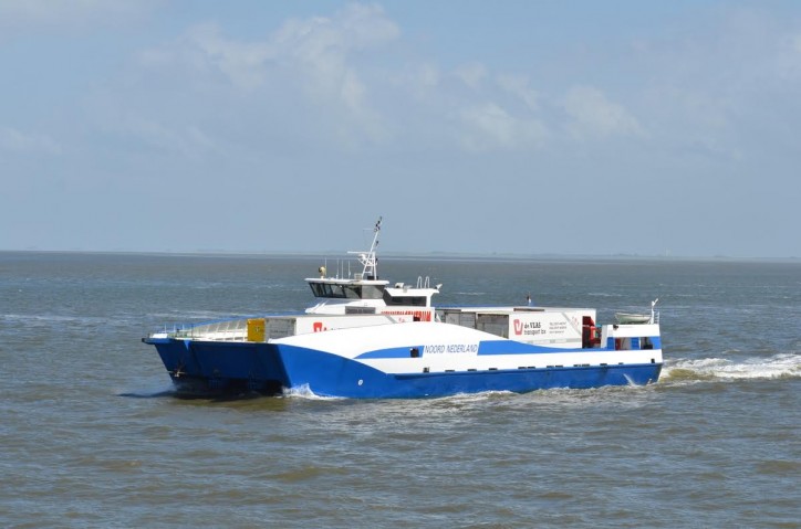 Freight catamaran conversion at Damen Shiprepair Harlingen