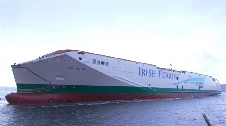 Irish Ferries Announces Further Delay to W.B. Yeats delivery