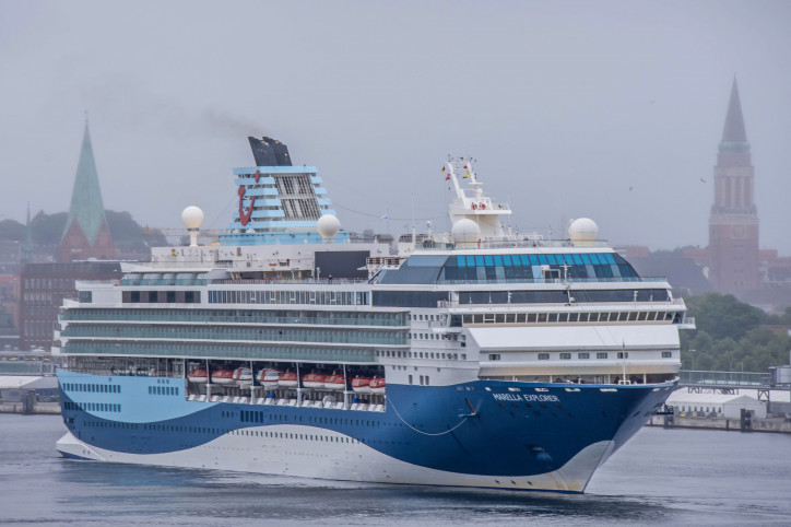 Maiden Call by Marella Cruises At The Port of Kiel