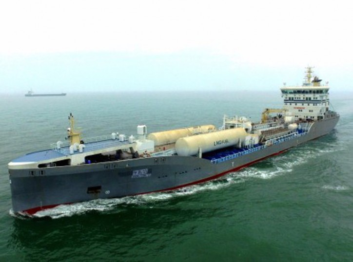 Bureau Veritas classes first newbuilding LNG-fuel oil/chemical tanker built by Avic for Terntank Rederi AS