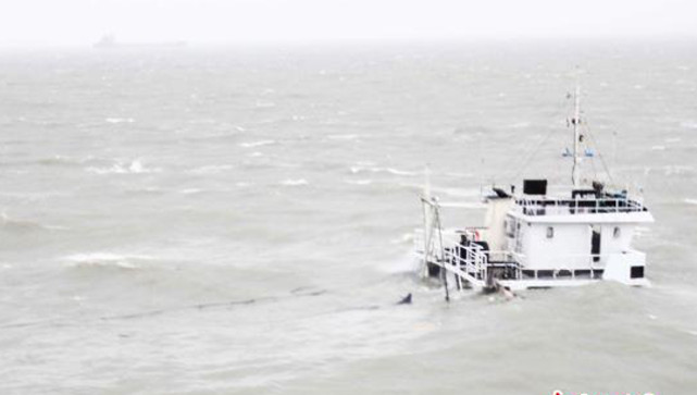 Six crew rescued, one dead after Chinese cargo ship sank in typhoon