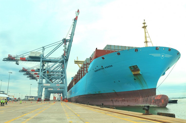 Maersk Line’s Margrethe Maersk becomes the largest vessel to call Vietnam