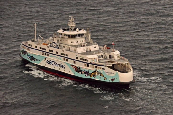 BC Ferries’ First New Salish Class Vessel Sets Sail for British Columbia