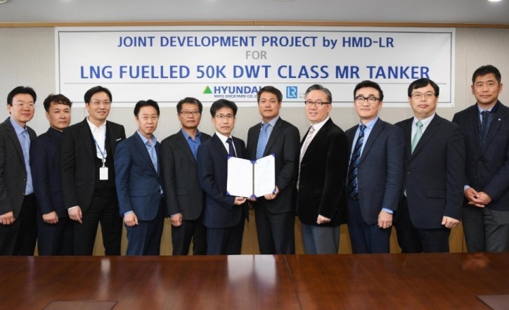 Hyundai Mipo Dockyard receives approval from LR for LNG-fuelled MR tanker design