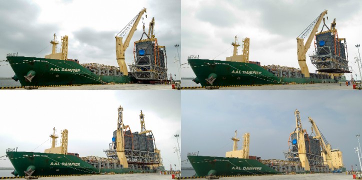 Spotted: AAL Dampier successfully lifted and loaded one of the heaviest single units of cargo ever to board one of AAL vessels