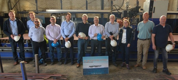 Steel cutting started at Shipyard De Hoop for new SilverSea order