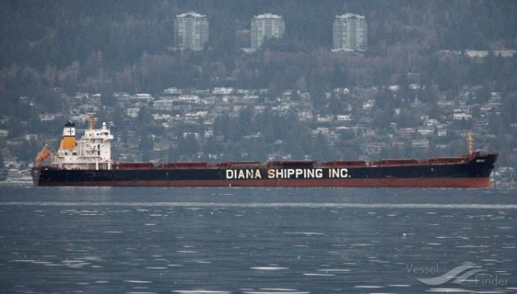 Diana Shipping signs time charter contract for mv Naias with Phaethon