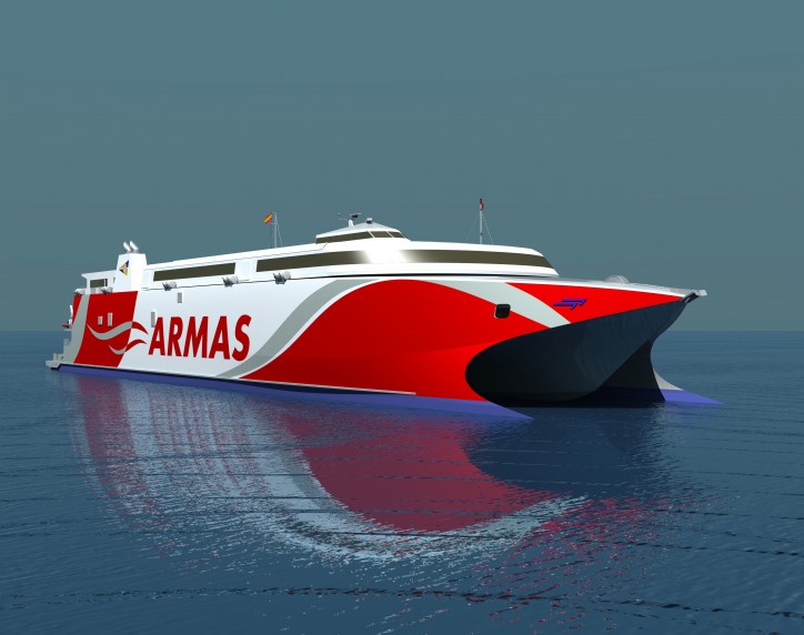 Australian shipbuilder Incat awarded shipbuilding contract by Naviera Armas for a new vehicle-passenger ferry