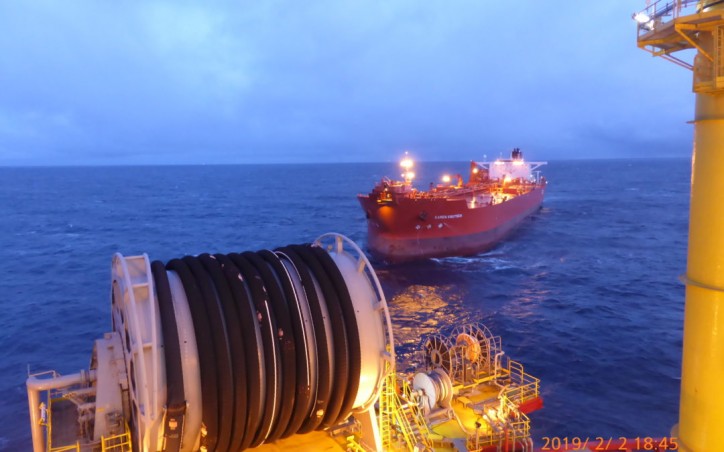 Spotted: Safe Offloading on Western Isles FPSO