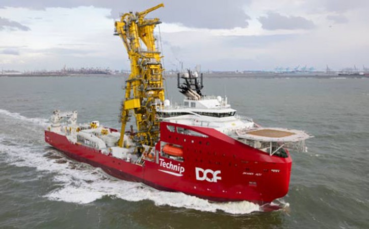 Technip and DOF announce the delivery of Skandi Açu and commencement of contract with Petrobras