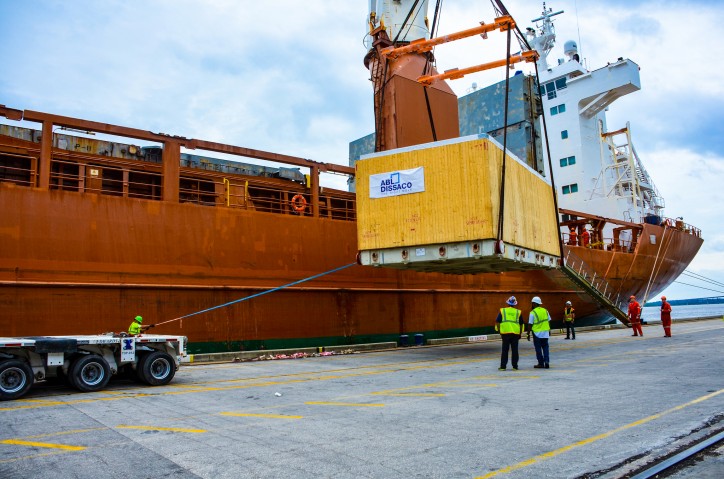 $25 Million state-of-the-art cancer treatment equipment moves through JAXPORT