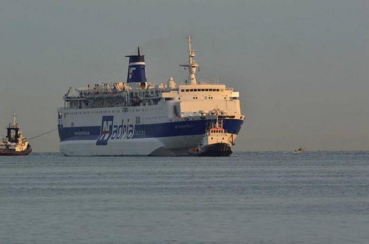 Fire Bursts Out Aboard Ferry In The Adriatic Sea