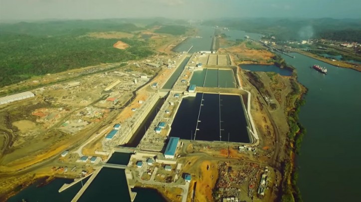 Panama Canal Expansion Progress Update - February 2016 (Video)