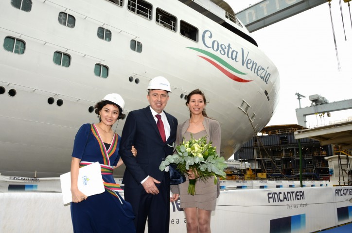 Costa Cruises Celebrates Float-out of Costa Venezia - Its First Ship Being Built for China Market