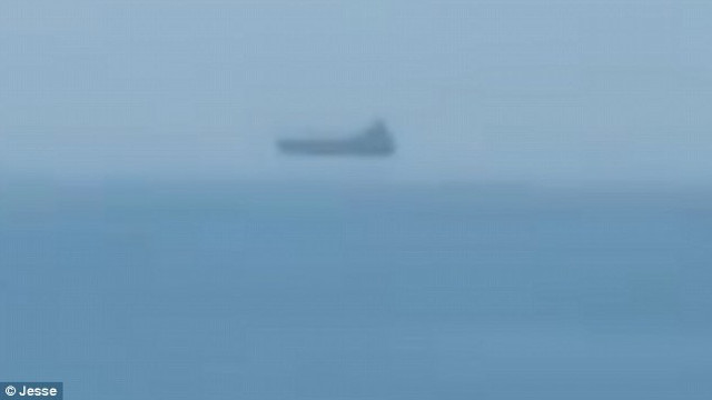 Curious to Know and See: Cruise ship floating ABOVE the sea…!? (Video)