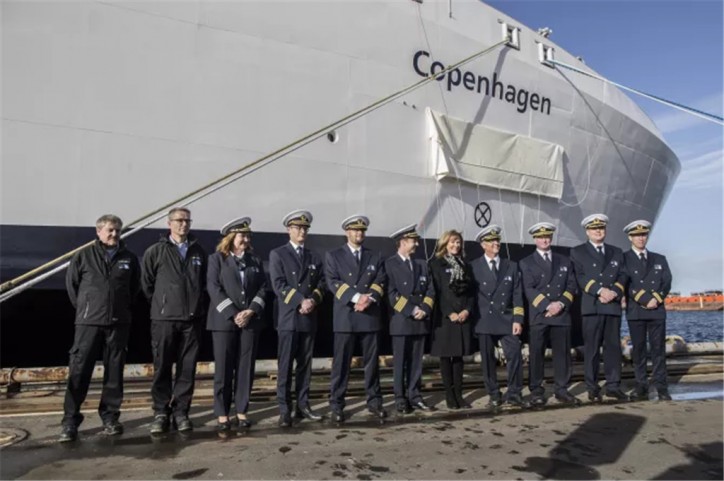 Second Scandlines new hybrid ferry christened at Danish yard Fayard