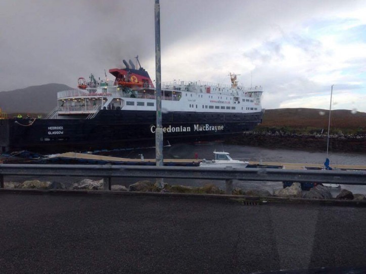 Caledonian MacBrayne’s ferry Hebrides carrying nearly 80 passengers smashes into harbour wall