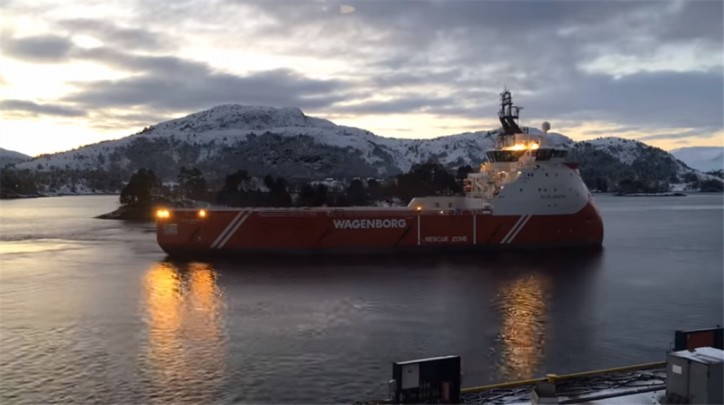 Video: Walk-to-work vessel on her way to homeport Delfzijl