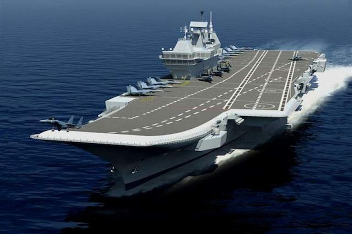 India plans to build second homegrown aircraft carrier