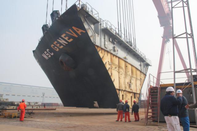 Reederei NSB Reports Completion Of Innovative Boxship Widening Project