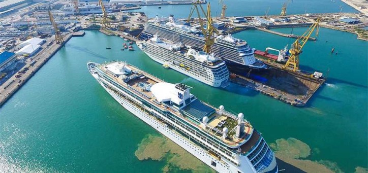 Navantia Shipyard In Cadiz Services Cruise Ship Quartet