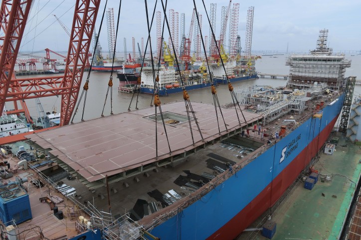 FKAB Reveals New Type of Mid Size 45000m3 LNG Carrier built for Saga LNG Shipping