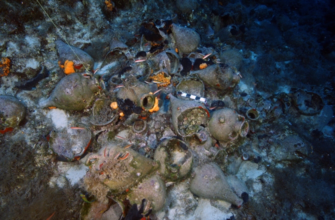 Shipwrecks were found literally everywhere. Over half of the wrecks date to the Late Roman Period (circa 300-600 A.D.). 