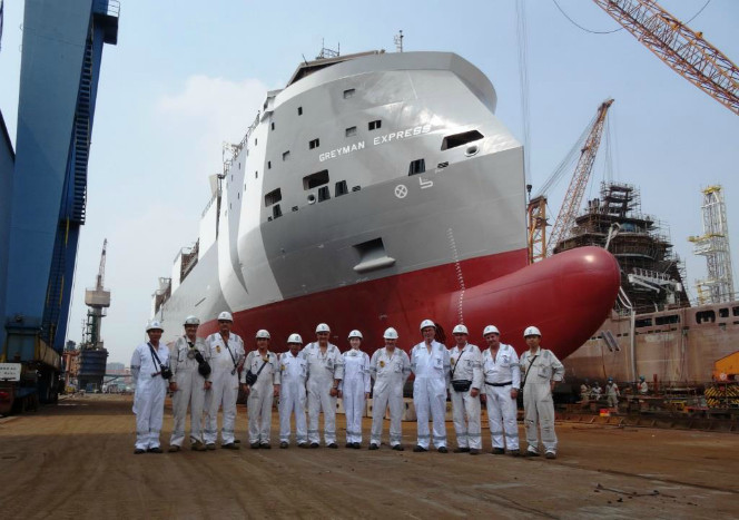 Next-Generation Livestock Carrier Greyman Express Launched