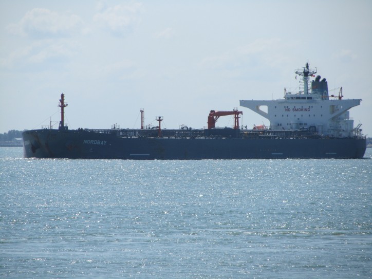 Tanker Nordbay struck wharf on the Mississippi River