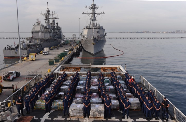 U.S. Coast Guard marks the end of a record year in counterdrug operations (Video)