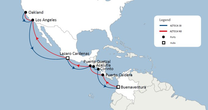 CMA CGM AZTECA service