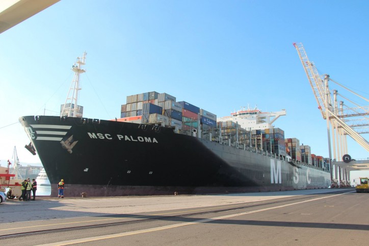 MSC Paloma - the largest container vessel in the Adriatic