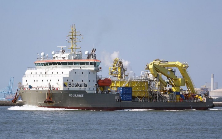 Boskalis Ndurance’ cable trencher successfully tested at Alexiahaven