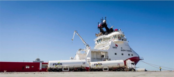 EVOL LNG undertakes Australia's first LNG bunkering