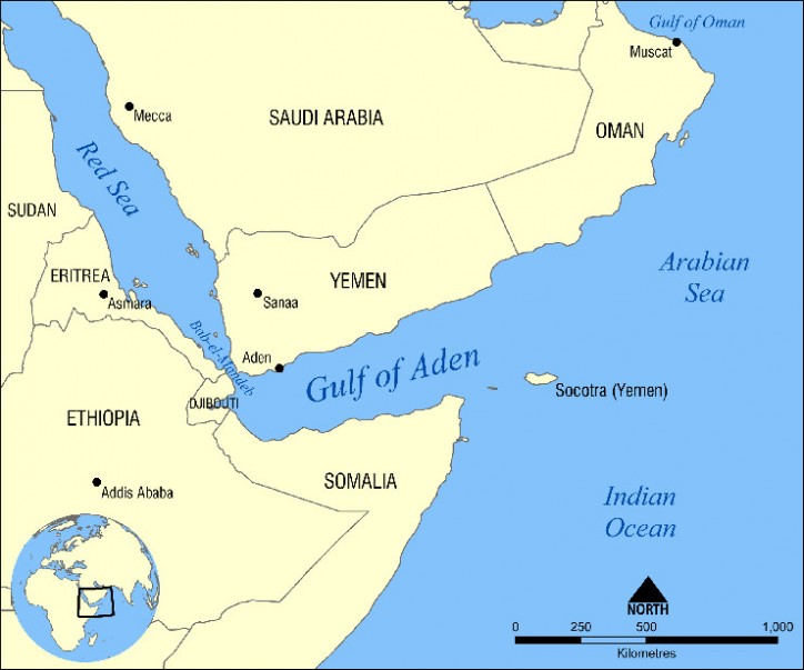 UN Aid Ship under fire near Aden port