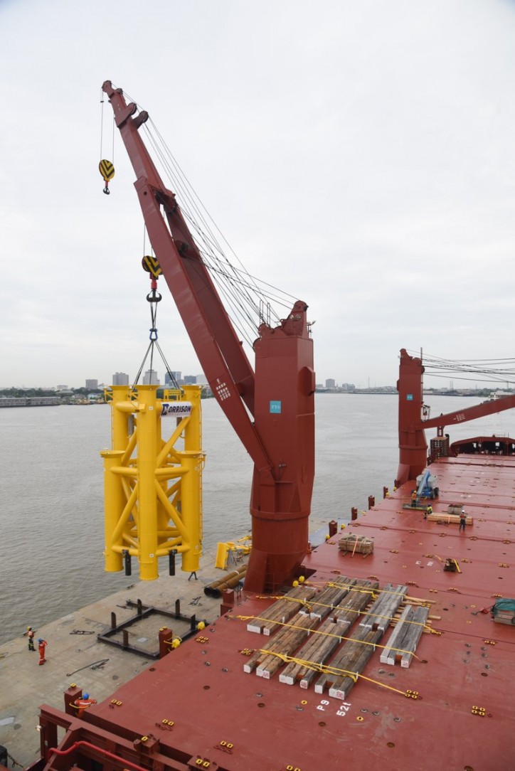 Port of New Orleans Collaborates with New Orleans-based Construction & Shipping Companies to Export Oil Platform Components