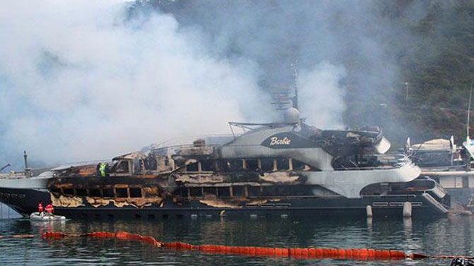 tilakkhana yacht fire