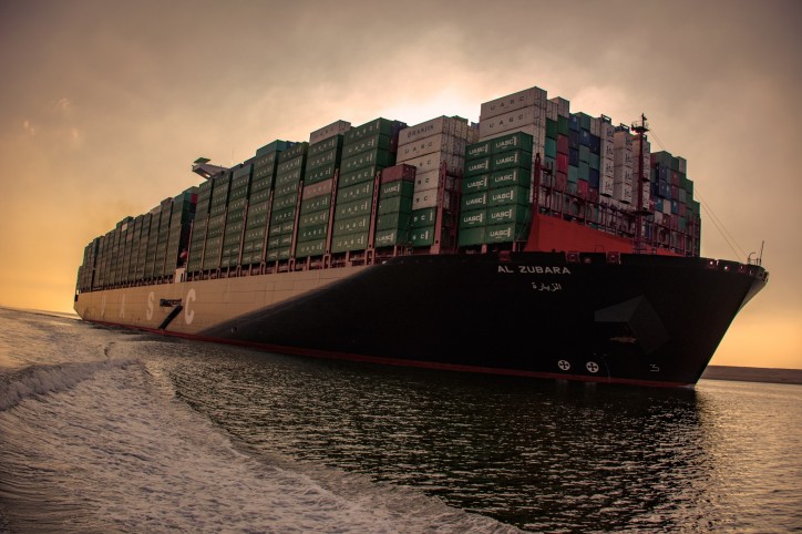 Boxship Al Zubara lost containers and suffered damages in her maiden voyage in the Mediterranean Sea