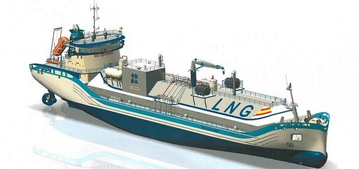 Sener designs LNG bunker-supply ship